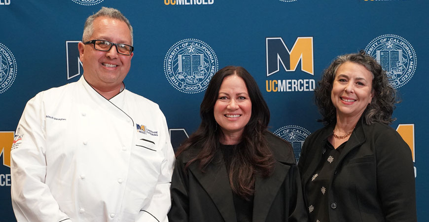 Mitch Vanagten, Shannon Lee, Kim Garner at UC Merced event