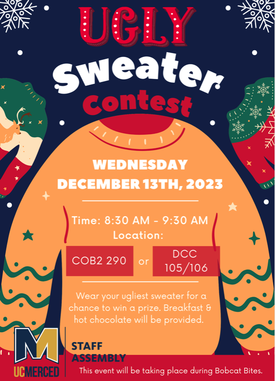 Ugly Sweater Contest Flyer