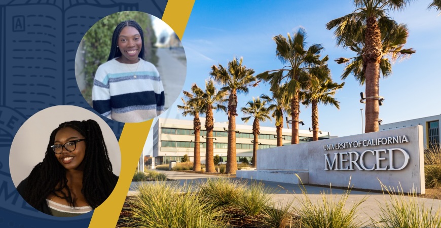 Photo depicts mugshots of BASE coordinator Liana Williams and student coordinator Chi Ude.