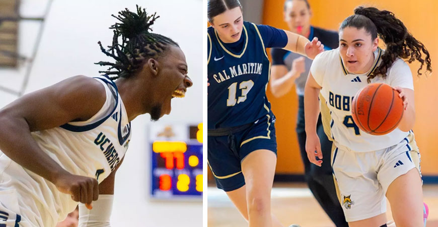 UC Merced basketball players