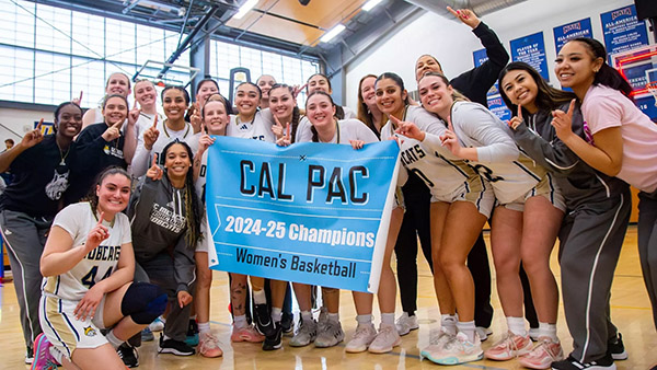 UC Merced championship women's basketball team