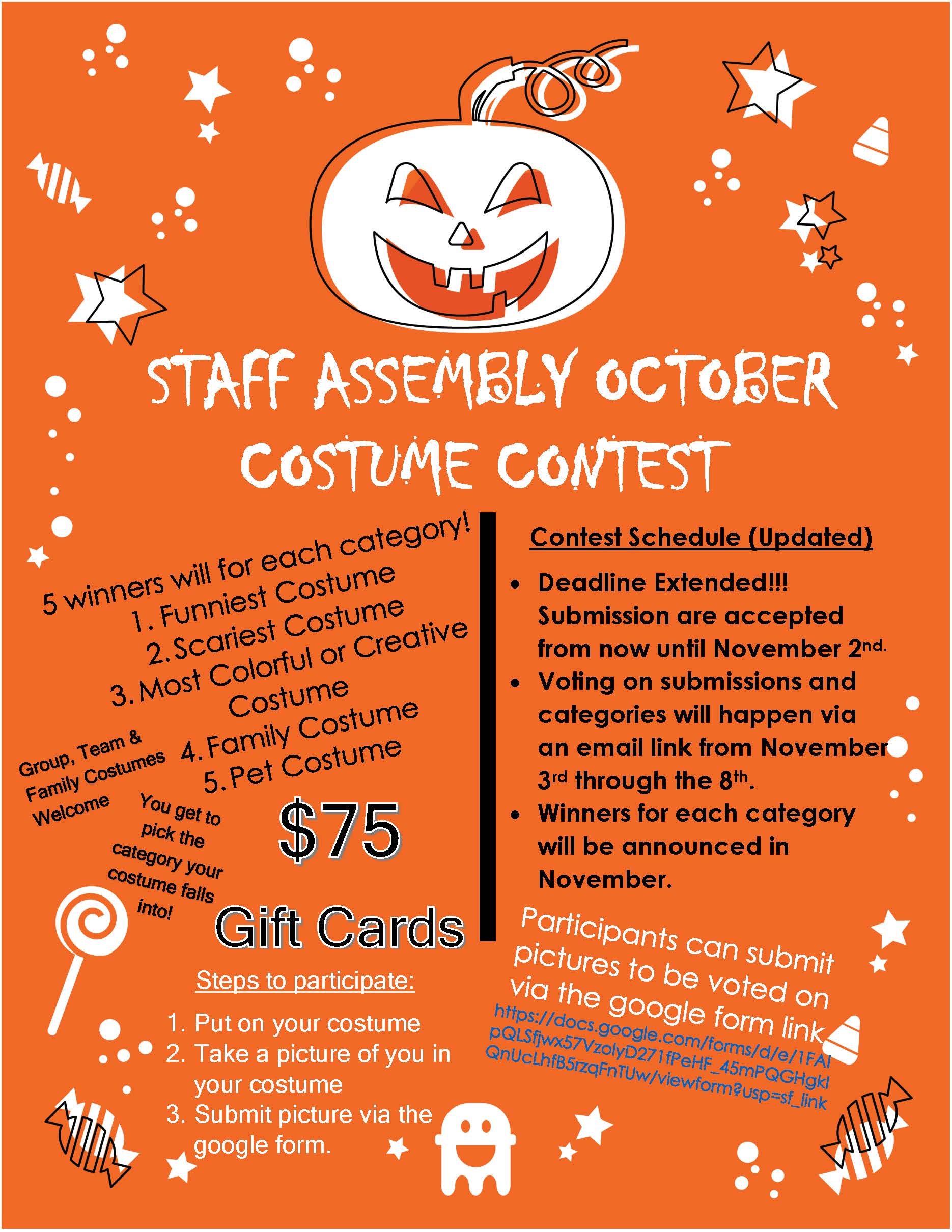 Halloween Costume Contest Email Template